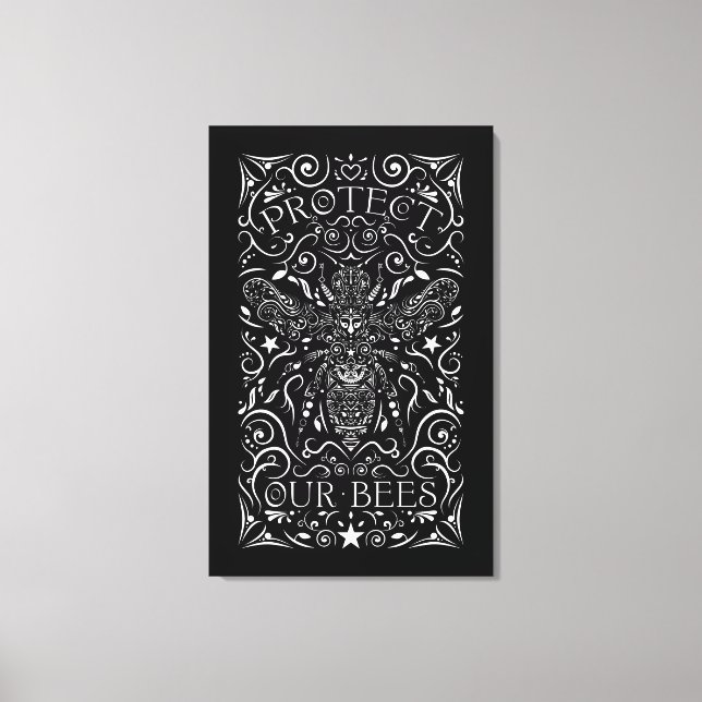 Toile protéger nos abeilles (Recto)