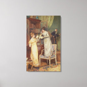 Toile Prying Eyes, 1901 (w/c heightened with white)