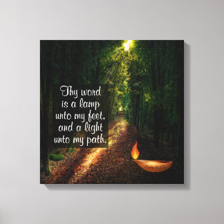 Toile Psaume 119:105