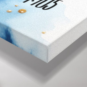 Toile Psaume 119:105 verset de la Bible chrétienne sur i