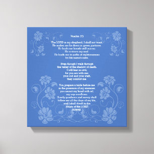 Toile Psaume 23 ESV,
