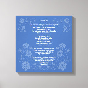Toile Psaume 23 NIV,