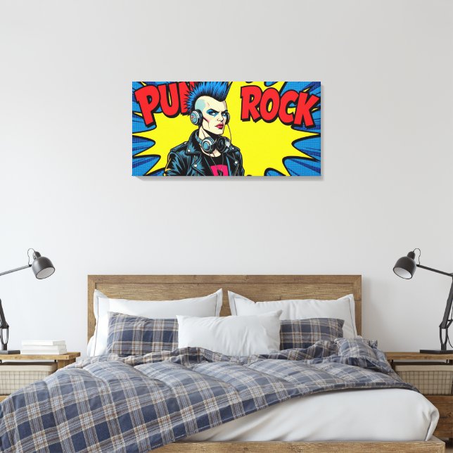 TOILE PUNK ROCK FOREVER-5 (Insitu(Chambre))