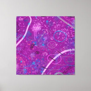 Toile Purple Abstrait Dreamscape