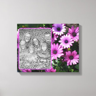 Toile Purple African Daisy Flowers Créez Votre Propre Ph