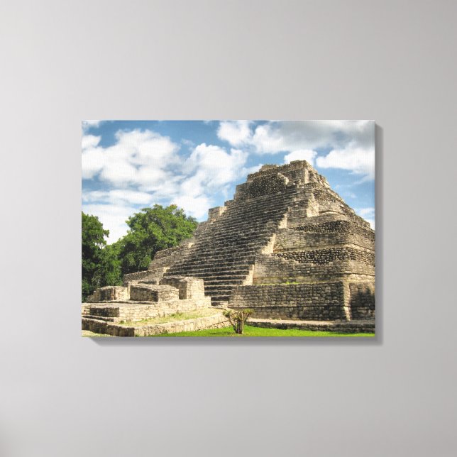 Toile Pyramide maya (Recto)