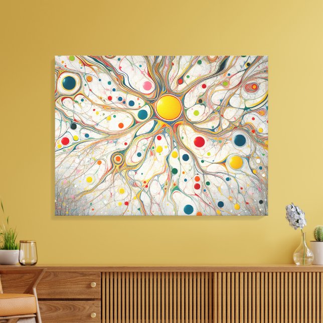 Toile Quadro abstrato para decoração de paredes em geral (Insitu(Salon))