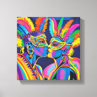 Toile Quadro carnaval para si apaixonar