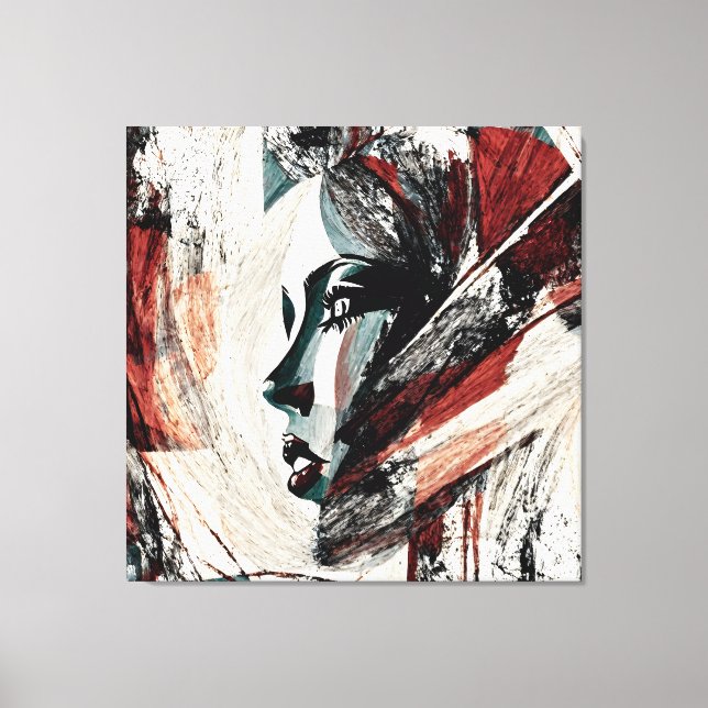 Toile Quadro decorativo abstrato material Canvas (Recto)