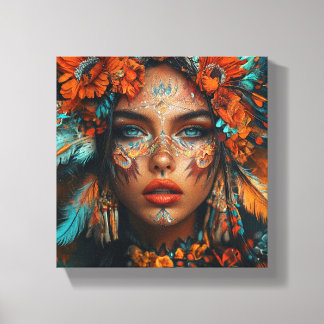 Toile Quadro "Filha da terra"