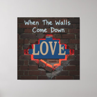 Toile Quand Les Murs Tombent
