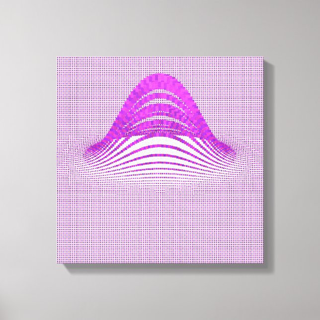 Toile Quantum Physics Moire Floral Pattern  (Recto)