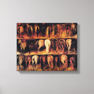 Toile Quartier arrière des chevaux