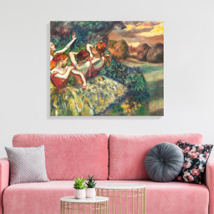 Toile Quatre Danseurs   Edgar Degas  