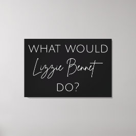 Toile Que ferait Lizzie Bennet ?