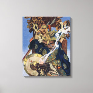 Toile Queen Maeve Warrior Princess Imaginaire Art