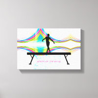 Queen of the Beam - Gymnastique Mur Art