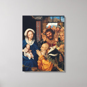 Toile Quentin Matsys - L'Adoration des Mages