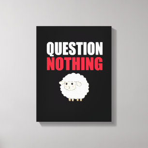 Toile Question Aucun mouton