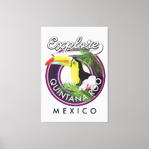 Toile Quintana Roo plage holbox mexique.