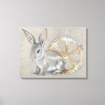 Rabbit Stretched Canvas Print