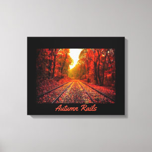Toile Rails d'automne