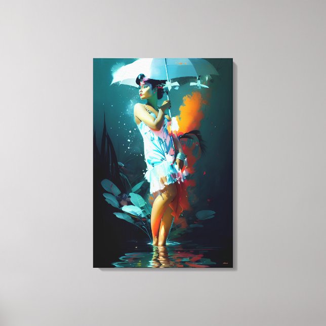 Toile Rain Parade - Ken Gage Art (Recto)