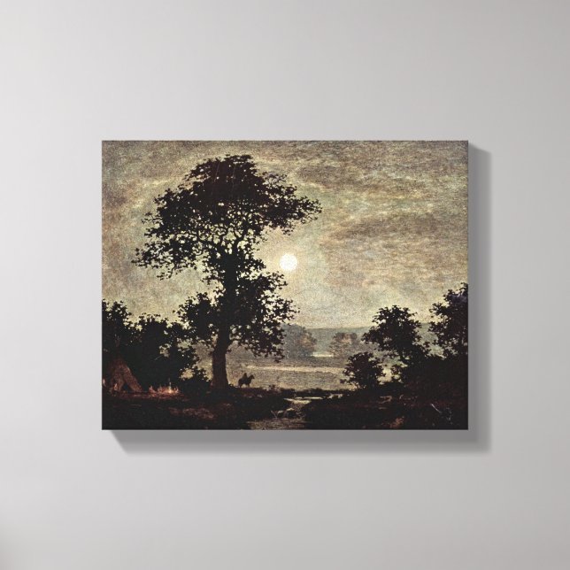 Toile Ralph Albert Blakelock - Lune (Recto)