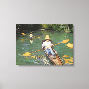 Toile Rameurs par Gustave Caillebotte, Beaux-Arts Ancien
