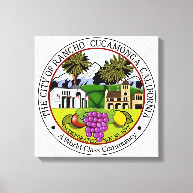 Toile Rancho Cucamonga (Californie) (Recto)