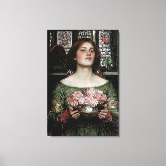 Toile Rassemblez Ye Rosebuds Pendant Que Vous Pouvez (Recto)
