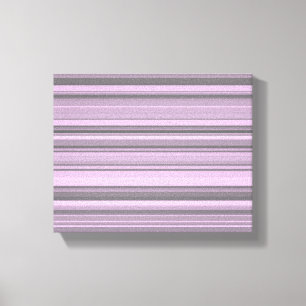 Toile Rayures Gris Violet