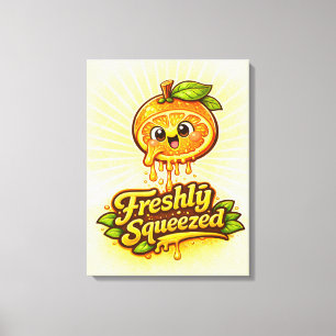 Toile Récemment Pressé - Ambiance Fruitée - Les Passionn