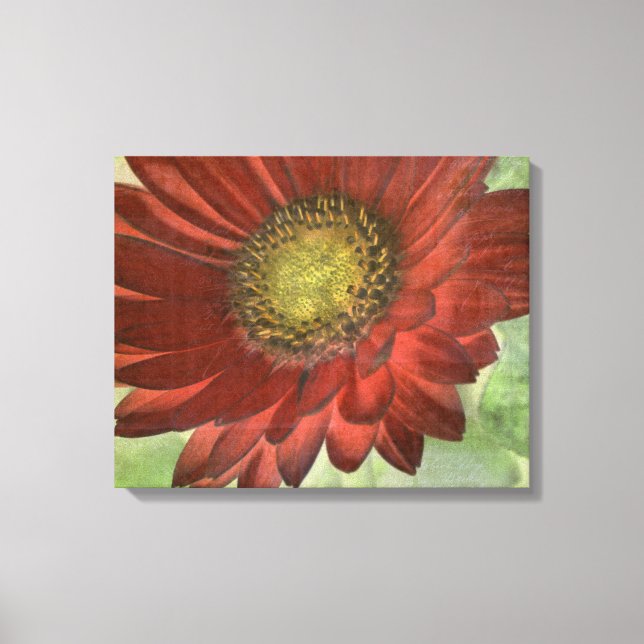 Toile Red Gerbera (Recto)