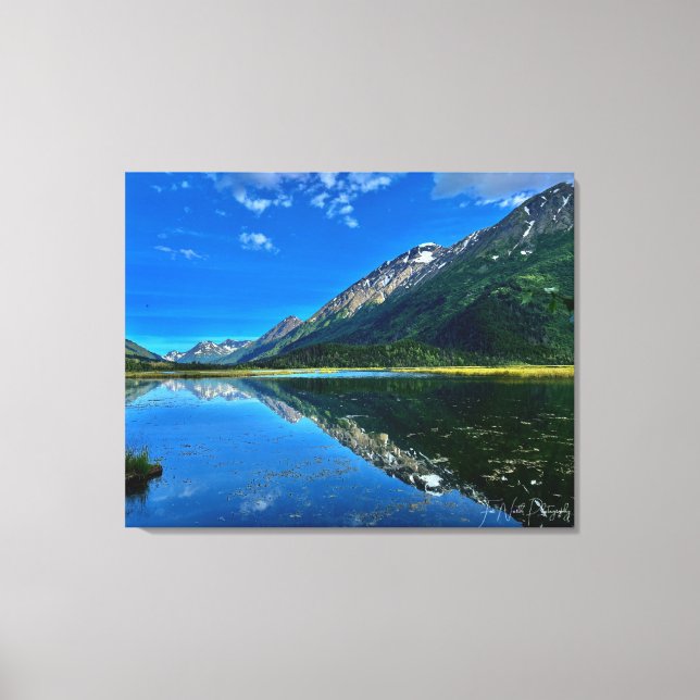 Toile Réflexions des lacs (Recto)