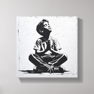 Toile "Regard d'espoir"