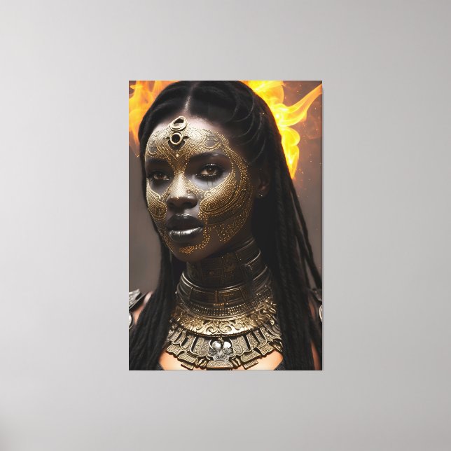 Toile Reine africaine 024 (Recto)