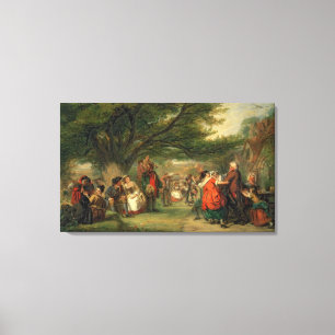 Toile Réjoissances de village