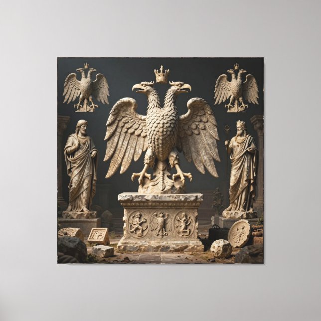 Toile Relique du Double-Aigle Sacré (Recto)