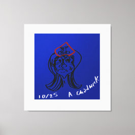 Toile Reluctant Queen Animation Stretched Canvas