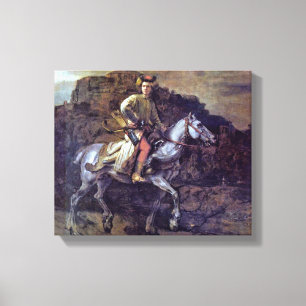 Toile Rembrandt Harmenszoon van Rijn - le cavalier