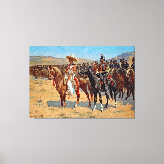 Toile Remington La Grande Peinture Mexicaine (Recto)