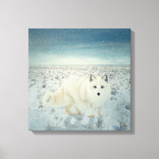 Toile Renard arctique (Recto)