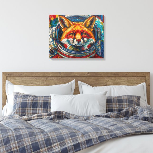 TOILE RENARD DANS L'ESPACE (Insitu(Chambre))