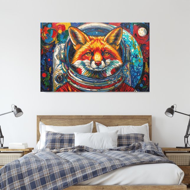 TOILE RENARD DANS L'ESPACE (Insitu(Chambre))