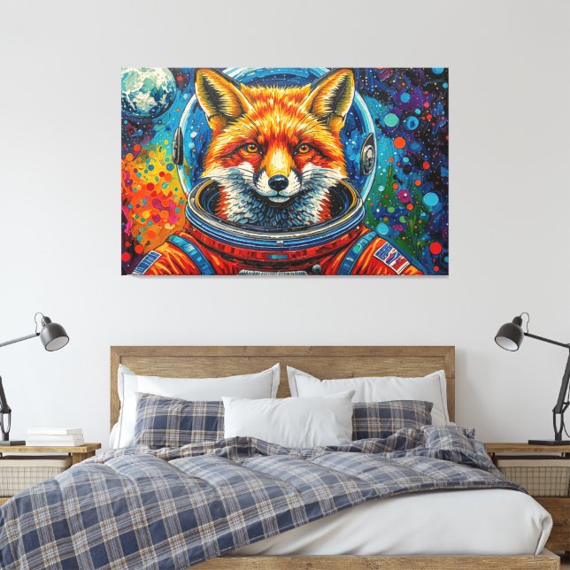 TOILE RENARDS DE L'ESPACE 2 (Insitu(Chambre))