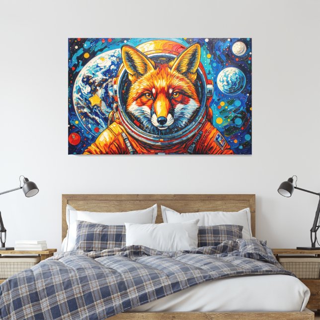 TOILE RENARDS DE L'ESPACE 4 (Insitu(Chambre))