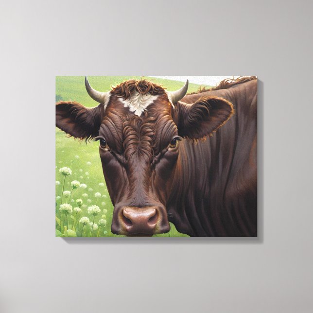 Toile Rencontrez la vache coé (Recto)
