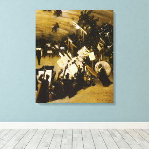Toile Répétition de l'Orchestre Pasdeloup par JS Sargent