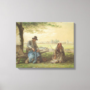 Toile Repos de paysans